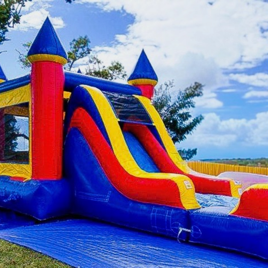 Red/Blue Combo Slide Inflatable - 6 hours