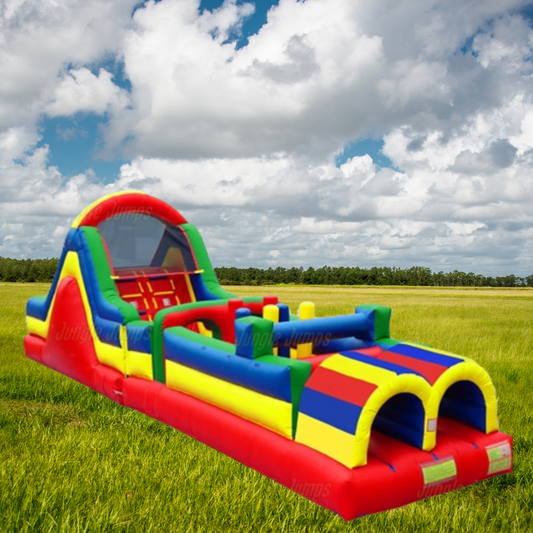 Colorful Slide Obstacle Course - 6 hours